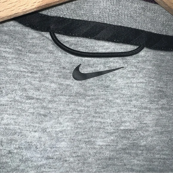 Nike NCAA Clemson Tigers Heavy Crew Neck Sweater Size Medium Grey Cotton - Picture 4 of 7